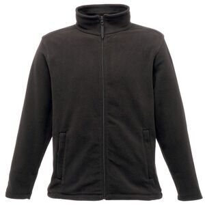 Regatta Mens Plain Micro Fleece Full Zip Jacket (Layer Lite) / Black